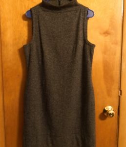 Banana Republic sleeveless wool blend dress